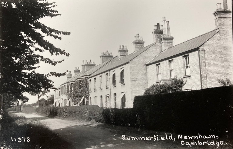 Summerfield, Newnham Cambridge c.1920 View west 